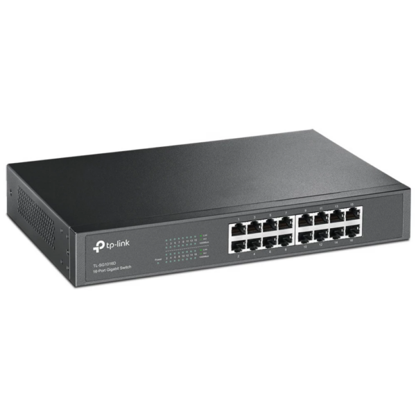 TP-Link TL-SG1016D 16 portos Gigabit rack/asztali switch